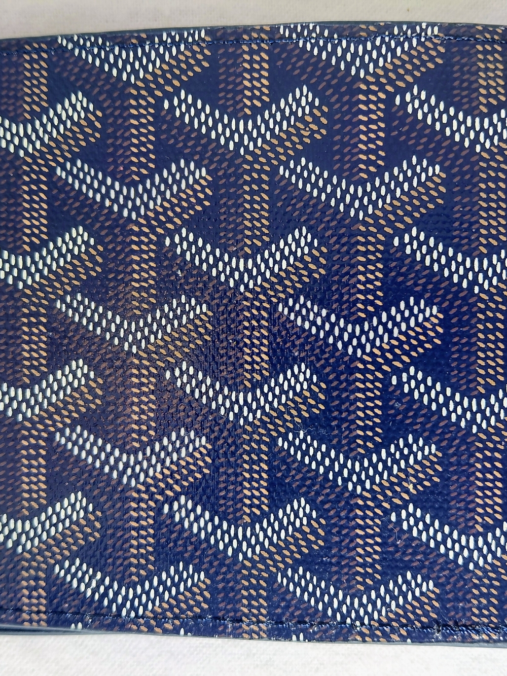 Goyard Men's Card Holder in Navy Brown - Picture 5 of 8